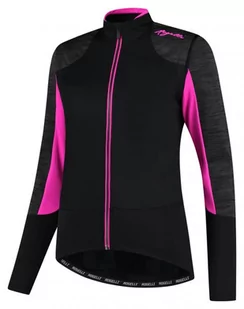 Damska Kurtka Rowerowa  Rogelli Winterjacket  Glory | Black/Grey/Pink - Rozmiar S - Kurtki damskie - miniaturka - grafika 1
