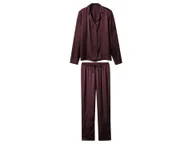 Piżamy damskie - esmara® Piżama satynowa damska (burgundowy, S(36/38)) - miniaturka - grafika 1