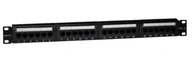 Akcesoria do serwerów - EmiterNet Panel 19" 24xRJ45 UTP kat.6 (1U) z półką - miniaturka - grafika 1
