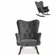 Fotele - Fotel uszak skandynawski Luna bujany Family Meble - miniaturka - grafika 1