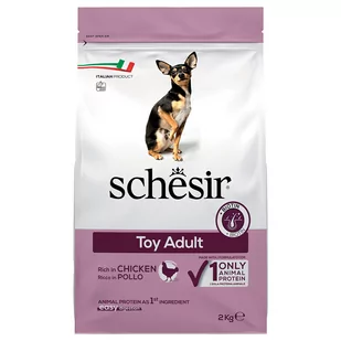 Schesir Dog Toy Adult z kurczakiem - 2 kg - Sucha karma dla psów - miniaturka - grafika 1
