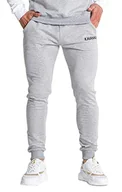 Spodenki męskie - Gianni Kavanagh Męskie spodnie dresowe w szarym kolorze, szary, L - miniaturka - grafika 1