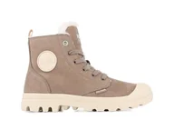 Botki damskie - Palladium Damskie Pampa Hi Zip WL Botki, Beżowe, 35.5 EU, beżowy, 35.5 EU - miniaturka - grafika 1