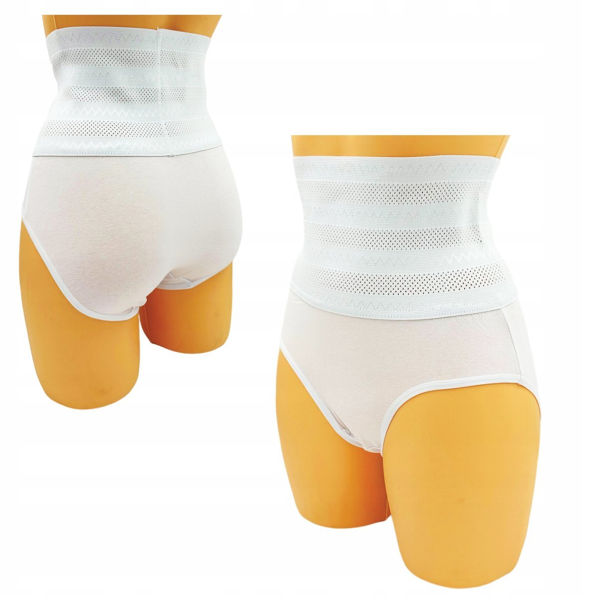 Majtki Wyszczuplające Damskie FIGI Modelujące Korygujące Rozmiar XXL Białe