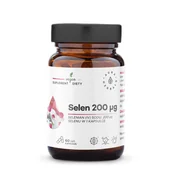 Witaminy i minerały - AURA HERBALS Selen 200μg selenian (IV) sodu, 60kaps. - miniaturka - grafika 1