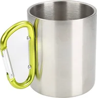 Kubki - Kubek stalowy 300 ml z karabinkiem w uchwycie - miniaturka - grafika 1