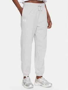 Under Armour Spodnie dresowe Ua Rival 1382735 Szary Loose Fit - Spodnie sportowe damskie - miniaturka - grafika 1