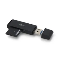 Czytniki kart pamięci - Czytnik kart SD/microSD z wejściem USB 3.0 - Goobay - miniaturka - grafika 1