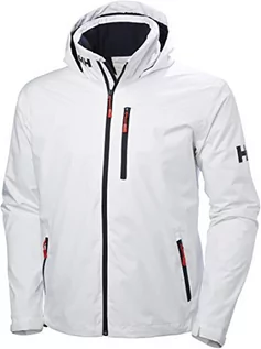 Kurtki męskie - Helly Hansen bluza z kapturem dla mężczyzn Crew midlayer Jacket kurtka, biały, S 33874_001 WHITE_S - grafika 1