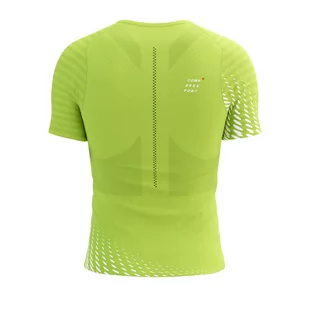 COMPRESSPORT Koszulka biegowa RACING SS T-SHIRT evening white - Koszulki sportowe męskie - miniaturka - grafika 4