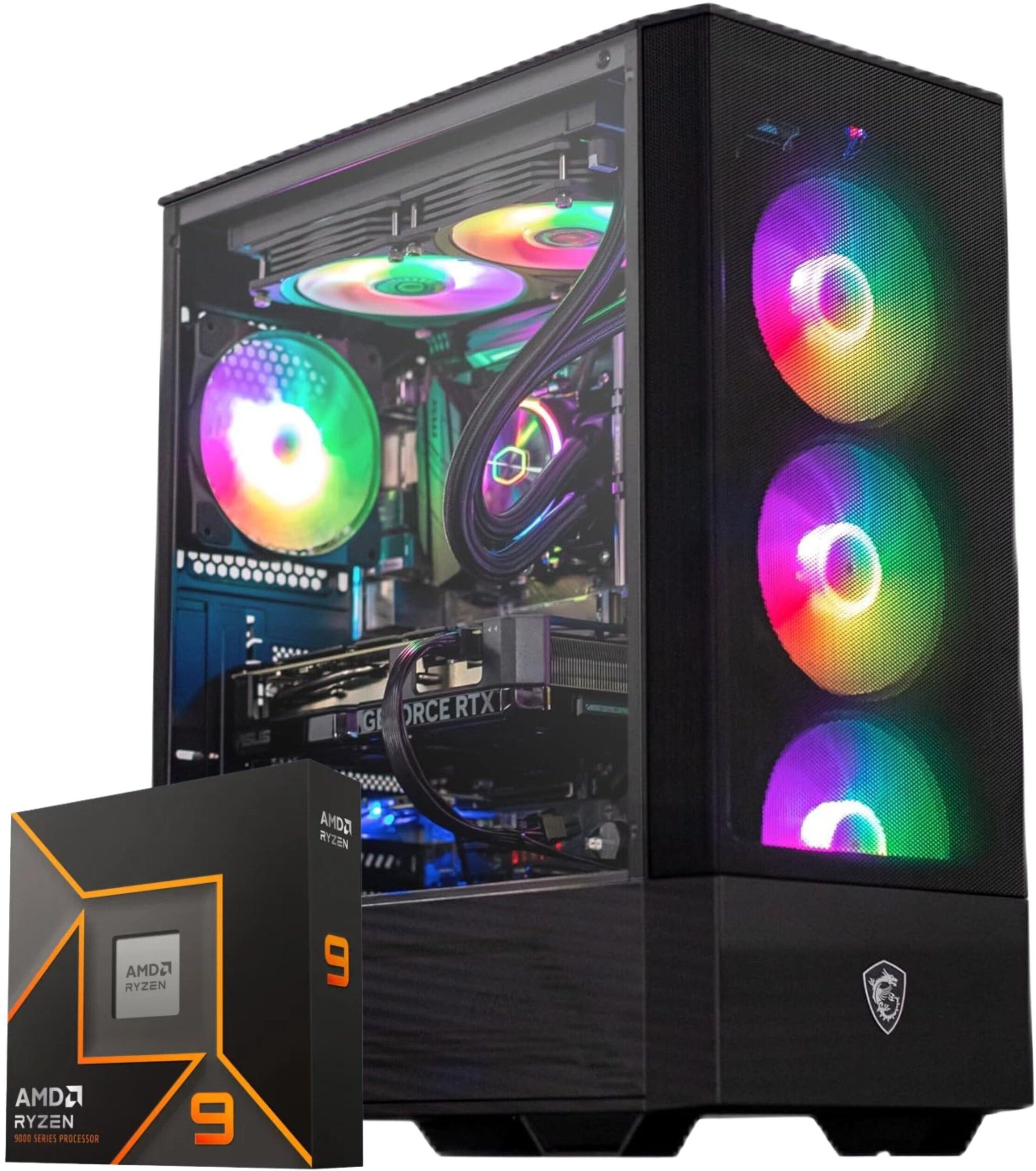 Komputer Komfig KOMPUTER RYZEN 9 RTX 5060TI 32GB DDR4 2TB M2