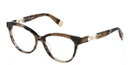 Okulary przeciwsłoneczne - Furla VFU634 Okulary, Shiny Brown Havana, 53 damskie, Shiny Brown Havana, 53 - miniaturka - grafika 1