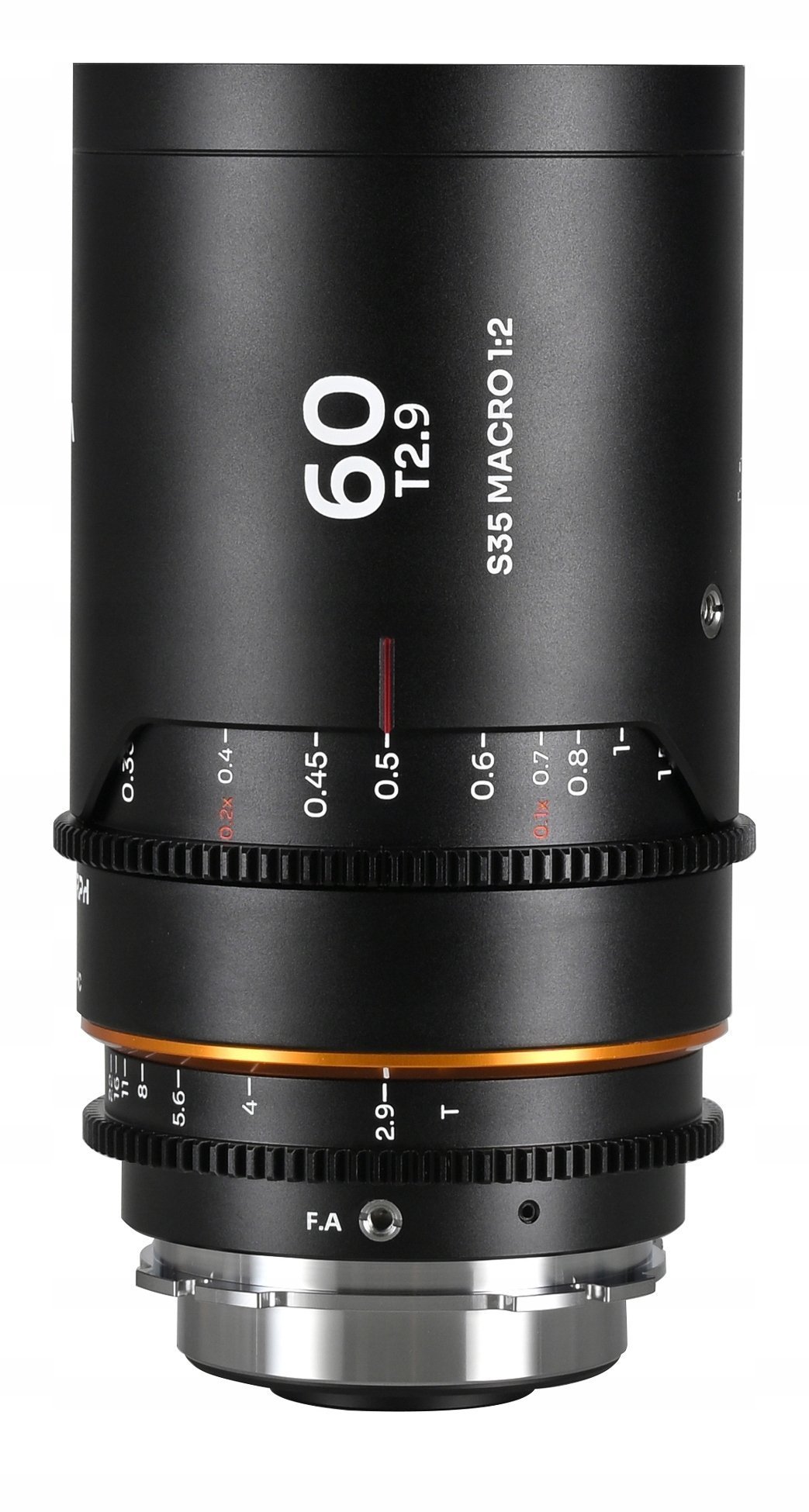 Laowa Nanomorph 60 mm T2,9 1,5x S35 Macro 1:2 Amber do Arri PL / Canon EF
