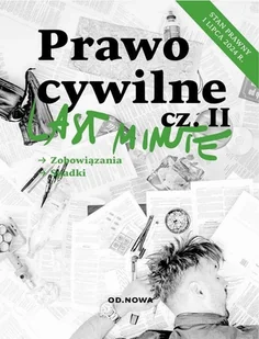 Last minute. Prawo cywilne. Część 2 - E-booki - prawo - miniaturka - grafika 1
