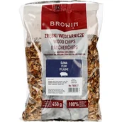 Węgiel do grilla - Zrębki BROWIN Śliwa 450 g - miniaturka - grafika 1