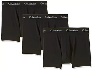 Calvin Klein 3p Trunk Bokserki (szorty) Mężczyźni , Black W. Black Wb , XL - Spodenki damskie - miniaturka - grafika 1