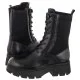 Glany damskie - Workery Chunky Combat Laceup Zip YW0YW00740 Black (CK181-a) Calvin Klein - miniaturka - grafika 1