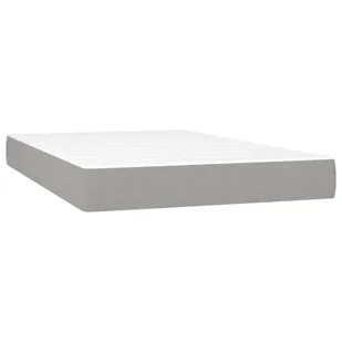 Lumarko Łóżko kontynentalne z materacem, jasnoszare, tkanina 120x200 cm - Łóżka Lumarko Łóżko kontynentalne z materacem, jasnoszare, tkanina 120x200 cm - Łóżka - miniaturka - grafika 6