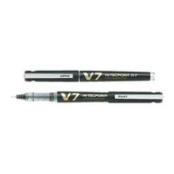 Cienkopisy - Cienkopis czarny PILOT V7 CARTRIDGE SYSTEM z wkładami jak do pióra - miniaturka - grafika 1