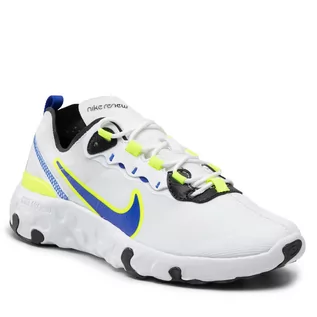 Buty dla chłopców - Buty NIKE - Renew Element 55 Gs DA4671 100 White/Racer Blue/Volt - grafika 1