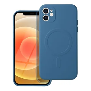 OEM Futerał Silicone Mag Cover Do Iphone 12 Mini Niebieski - Etui i futerały do telefonów - miniaturka - grafika 1