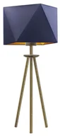 Lampy stojące - Designerska lampka nocna na złotym stelażu 5 kolorów E816-Quas - miniaturka - grafika 1