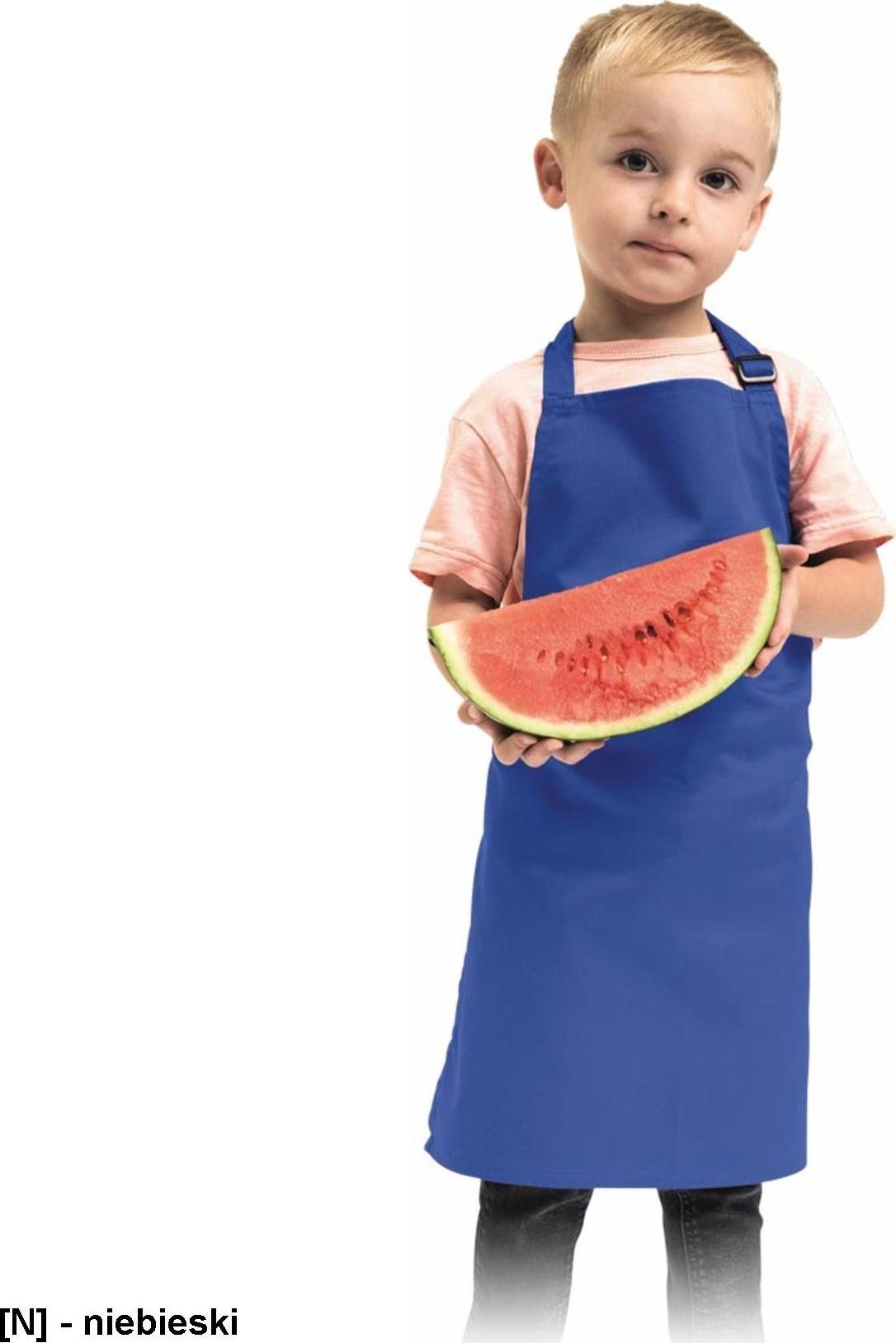 R.E.I.S. FKIDS - fartuch dla dzieci - niebieski - 48X63 cm - 43X53 cm 48X63 cm