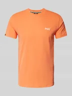 Koszulki męskie - T-shirt z wyhaftowanym logo - miniaturka - grafika 1