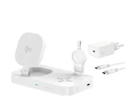 Ładowarki do telefonów - 4smarts Stacja ładująca Qi2 do urządzeń Samsung 3w1 Quick Charge 2.0 541368 - miniaturka - grafika 1