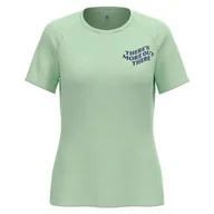 Koszulki sportowe damskie - Koszulka damska Odlo ESSENTIAL PRINT T-shirt crew neck s/s - miniaturka - grafika 1
