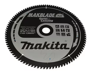 Makita B-32649 piła tarczowa do cięcia drewna 305x30 mm 100 zębów T.C.T. Makblade Plus - Tarcze do pił - miniaturka - grafika 1