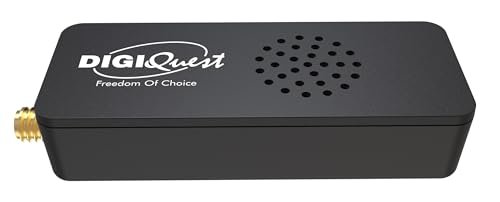 Digiquest Dekoder naziemny Stick Retro TV X2O, czarny