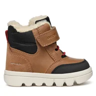 Buty dla chłopców - Kozaki Geox B Willaboom Boy B Ab B365BC 0ME22 C6777 S Brązowy - miniaturka - grafika 1