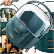 Pudełka i szkatułki - Organizer Kuferek Szkatułka Na Kosmetyki Biżuterię Kuferek Duża Kosmetyczka - miniaturka - grafika 1