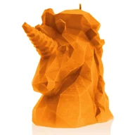 Świece - Świeca Unicorn Low-Poly Orange - miniaturka - grafika 1