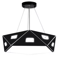 Lampy sufitowe - Candellux Lighting czarny żyrandol NEMEZIS 31-59130 z żarówkami lampa sufitowa do kuchni nad stół regulacja - miniaturka - grafika 1