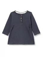 Sukienki - Noppies Baby Girls Dress Norlina Long Sleeve Sukienka do gry dla dzieci, Indie Ink - N043, 56 - miniaturka - grafika 1