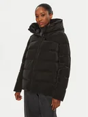 Kurtki damskie - Bomboogie Kurtka puchowa GW6012TGLP4 Czarny Regular Fit - miniaturka - grafika 1