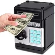 Skarbonki - Skarbonka sejf, bankomat, zabawka dla dzieci Rockefeller - miniaturka - grafika 1