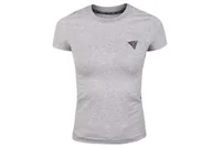 Koszulki i topy damskie - GUESS KOSZULKA DAMSKA T-SHIRT SS CN MINI TRIANGLE GREY W1RI04J1311 LMGY - Rozmiar: L - miniaturka - grafika 1