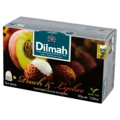 Herbata - Dilmah Peach i Lychee EX20 z zawieszką DI.PEACH.LYCH.EX20.E - miniaturka - grafika 1