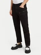 Spodnie męskie - G-Star Raw Spodnie materiałowe Zip Cargo 3D D25665-D846 Czarny Tapered Fit - miniaturka - grafika 1