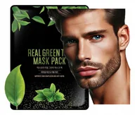 Herbata - Maseczka na twarz dla mężczyzn w płachcie nawilżająca ZIELONA HERBATA - MEN - miniaturka - grafika 1