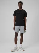 Spodenki męskie - 4F Spodenki dresowe męskie - szare XXL - miniaturka - grafika 1