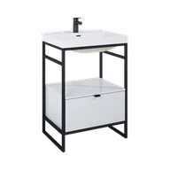Szafki łazienkowe - ELITA  INDUS 60 1S WHITE HG DO STELAŻA SZAFKA PODUMYWALKOWA STOJĄCA NA NÓŻKACH 168671 - miniaturka - grafika 1