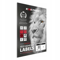 Drukarki kart i etykiet - Etykiety A4 białe (25ark) 210x297mm nr 027 eta4210x297w25 EMERSON - miniaturka - grafika 1