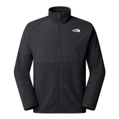 Bluzy męskie - Bluza męska The North Face 100 Glacier Heavyweight Full-Zip Fleece 0A89JGU8M1 - czarna - miniaturka - grafika 1