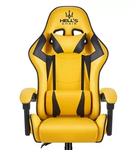 Fotel gamingowy Hell's Chair HC-1007 Yellow Żółty Cyber - Fotele gamingowe - miniaturka - grafika 1