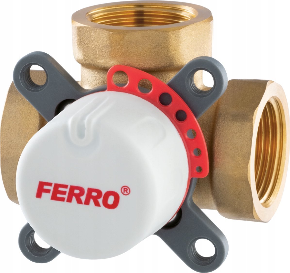 Ferro Zawór mieszający 3-drogowy 1 1/4