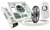 Taśmy LED - Zestaw 5m Taśma Led 5050 Biała Zimna P. Dotykowy - miniaturka - grafika 1